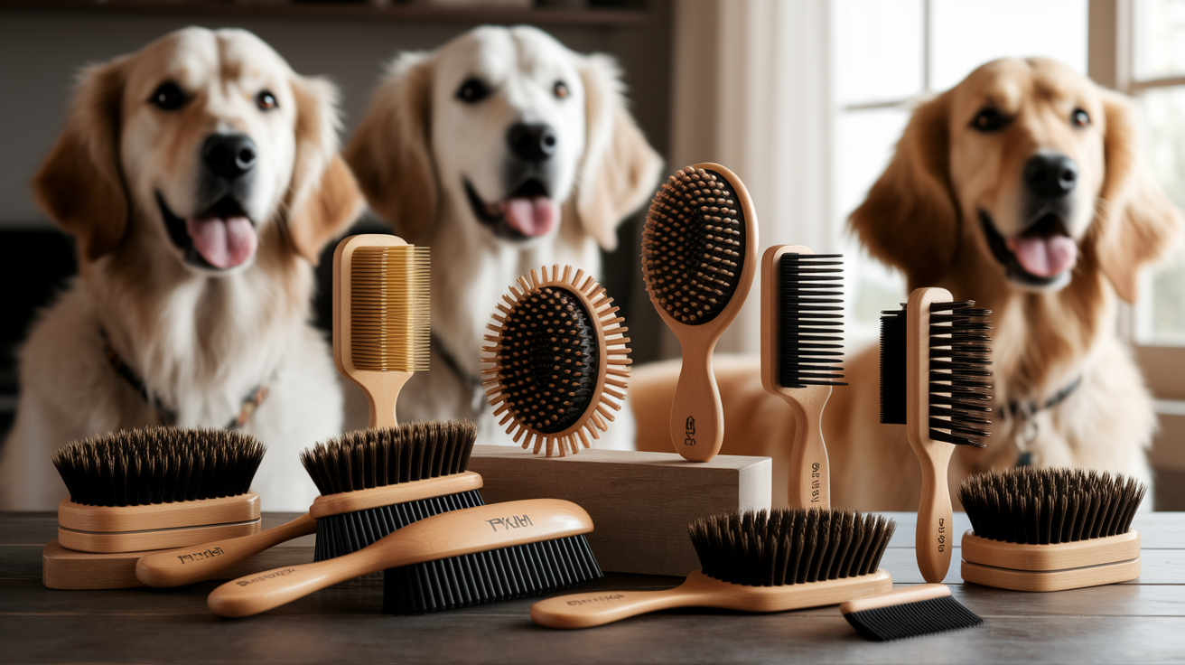 Brosse Sublim'Poils Pour Chien Et Chat - Démêlage Efficace Et Confortable - Élimine Jusqu'à 95% Des Poils Morts - Manche Ergonomique ABS