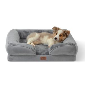 Canapé chien Bedsure Panier Moyen Gris