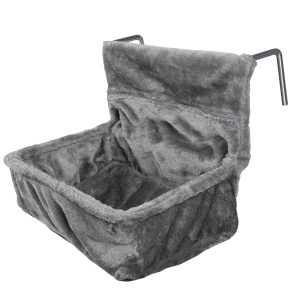 Hamac de radiateur chat Navaris Sac Confort en Polaire Peluche