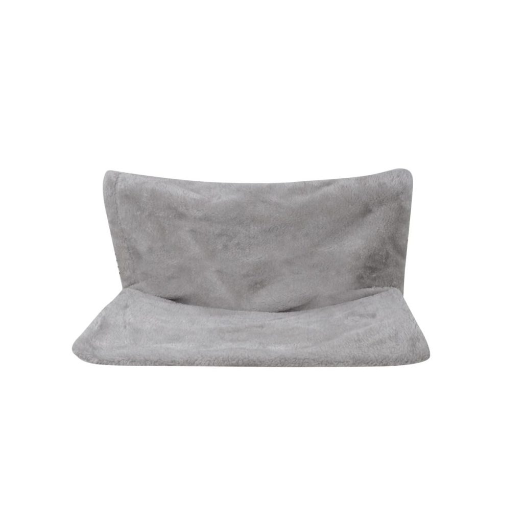 Hamac de radiateur chat polaire 45x30cm gris clair