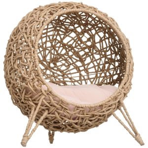 Panier design chat PawHut Cosy 52 cm