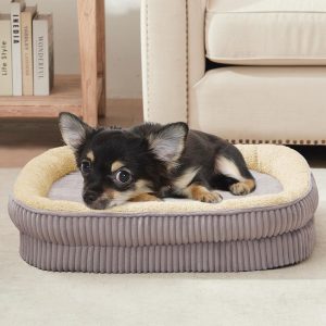 Panier orthopédique chien Gris L