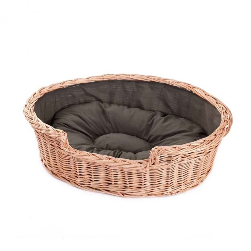Panier osier chien e-wicker24 Panier Naturel 65 cm