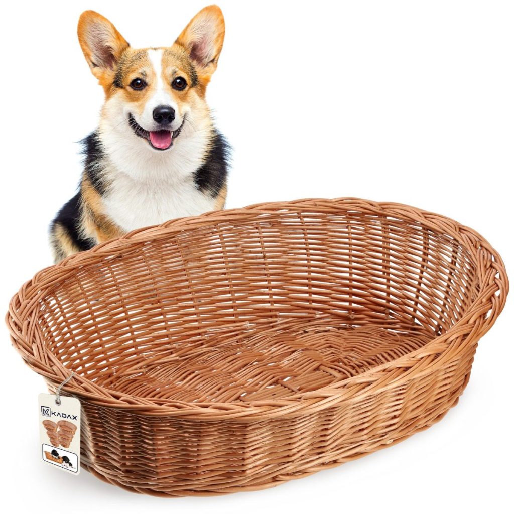 Panier osier chien KADAX 15x65x50cm