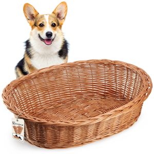 Panier osier chien KADAX 15x65x50cm