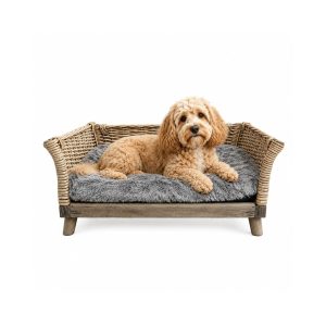 Panier osier chien UNUS Canapé Carré